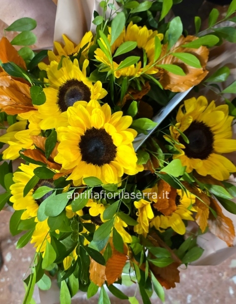 Bouquet di girasoli